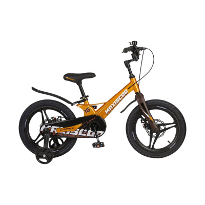 Велосипед детский Maxiscoo Space Deluxe 16 MSC-S1644D оранжевый топаз 01